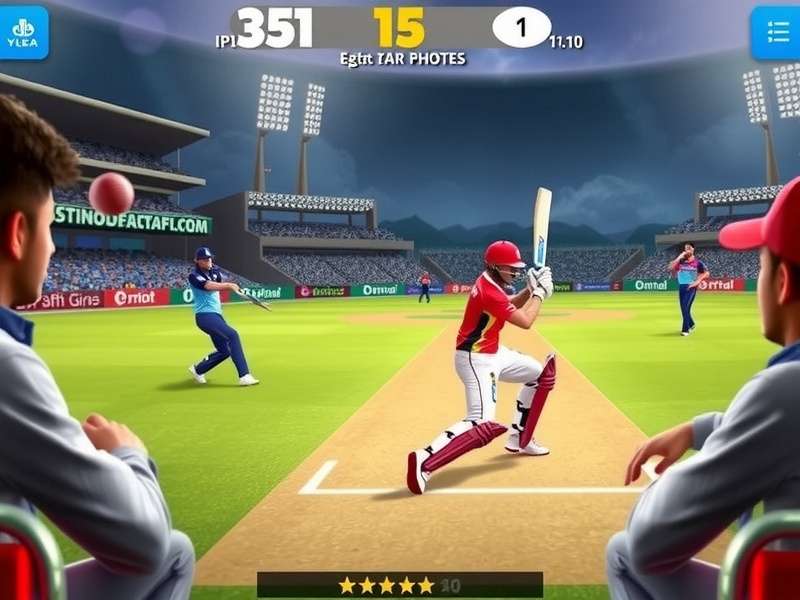 Indian Cricket Fans Playing Dynamo Cricket Pro